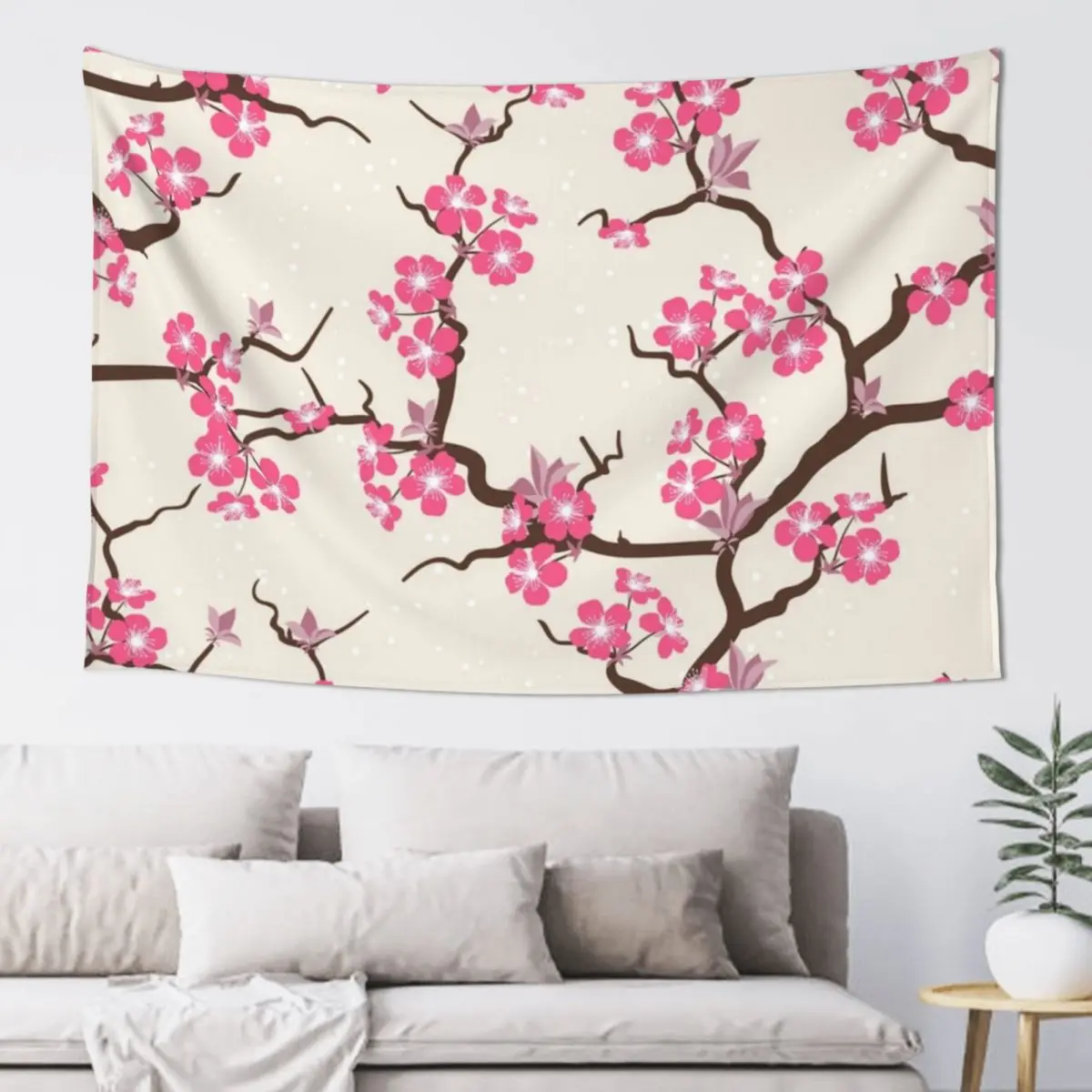 

Sakura Flowers Tapestry Aesthetic Home Decor Room Decoration Aesthetic Home Decoration House Decor Tapestry