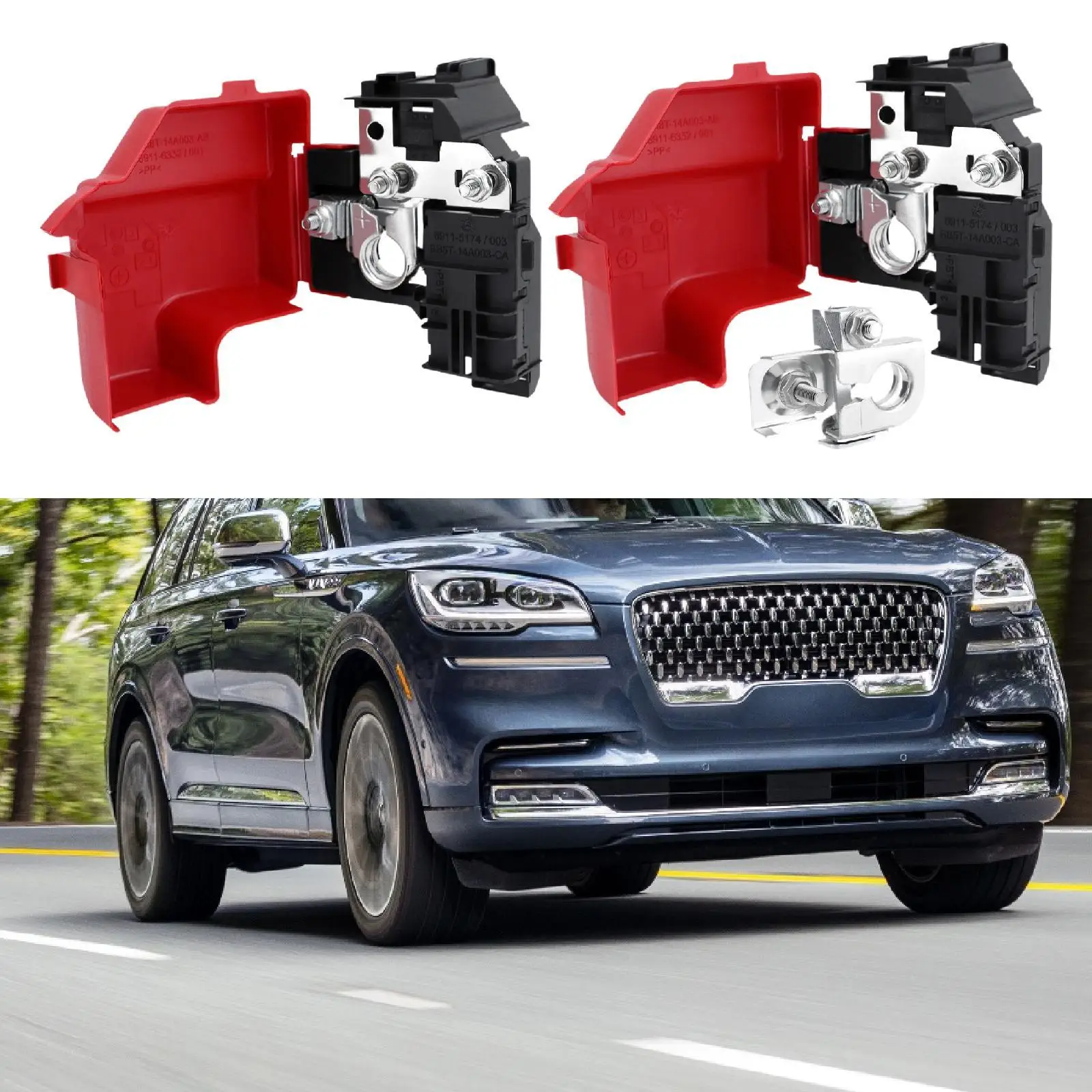 

Auto Battery Terminal Cover Circuit Breaker High Performance Replacement Block for Ford Explorer 2011-2020