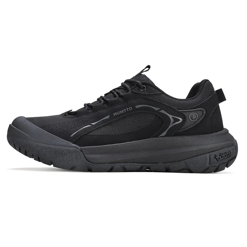 HUMTTO Outdoor travel Boots cowhide Hiking shoes men trekking waterproof Anti-slip Camping Hunting sneakers ankle walking shoes