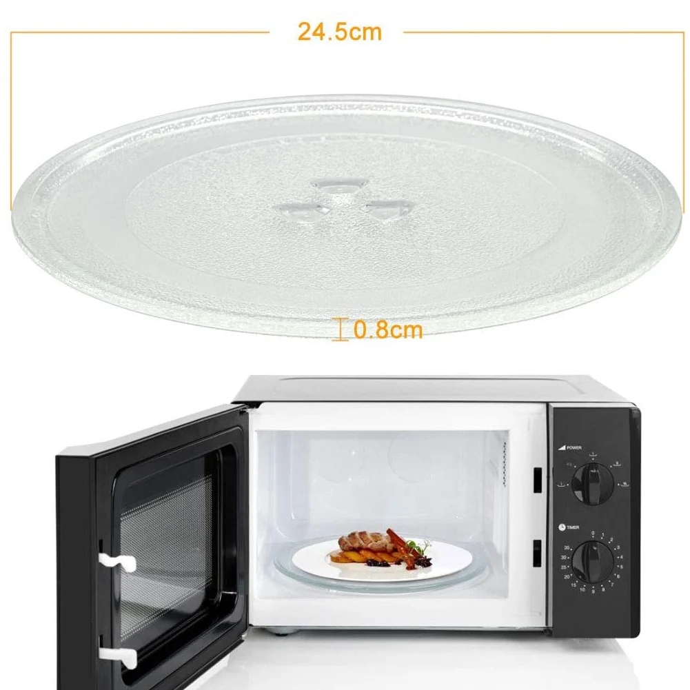 Hot Microwave Plate Spare Microwave Dish Universal Microwave Turntable Glass Plate Round Replacement Plate