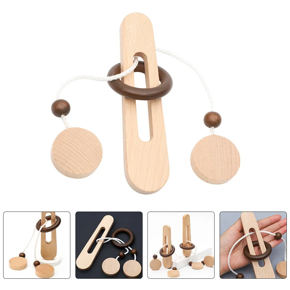 

Деревянная развивающая головоломка ручной работы: традиционная китайская игрушка для детей