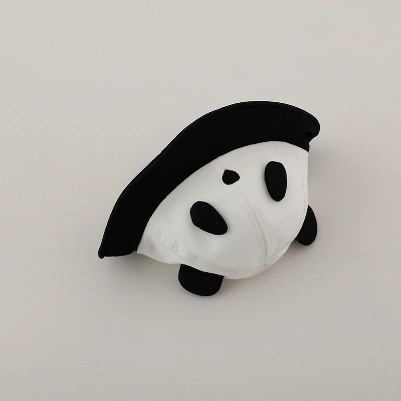 หมวกในฤดูร้อนเด็กทารกน่ารักมีหูปิดหูการ์ตูนแพนด้าเด็กทารกผู้ชายเด็กผู้หญิง Topi Bucket กลางแจ้งเด็กวัยหัดเดินหมวกบังแดดสำหรับฤดูร้อน