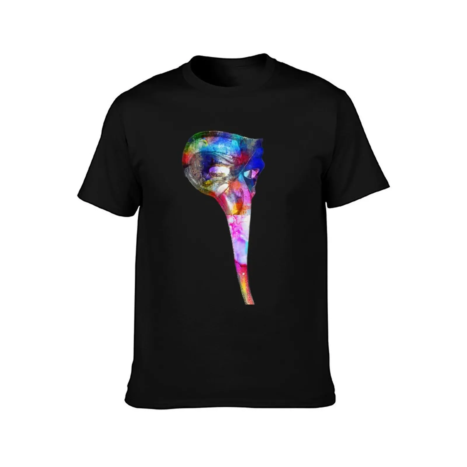 italian colorful carnival mask during the celebrations in Venice T-Shirt Summer Casual Loose T-Shirt
