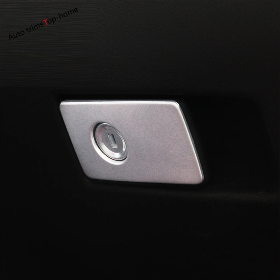 Glove Box Sequin Decoration Frame Start Stop Engine Push Button Key Ring Cover Trim For VOLVO XC60 2012 - 2017 Car Accessories image 5