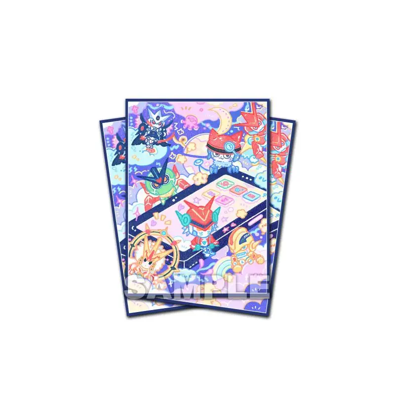 60 ピース/セットデジモンアドベンチャー LOOGAMON マステモンカードスリーブ DTCG PTCG アニメゲームコレクションカード保護カバーギフトおもちゃ 67*92 ミリメートル