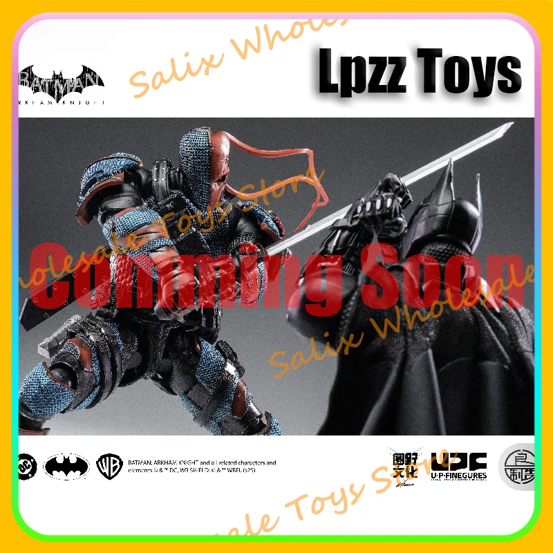 Original Lpzz Toys U-P-Finegures 1/12 Dc002 Deathstroke Arkham Knight Finished Modle Deathstroke Action Anime Figure Gifts Toys