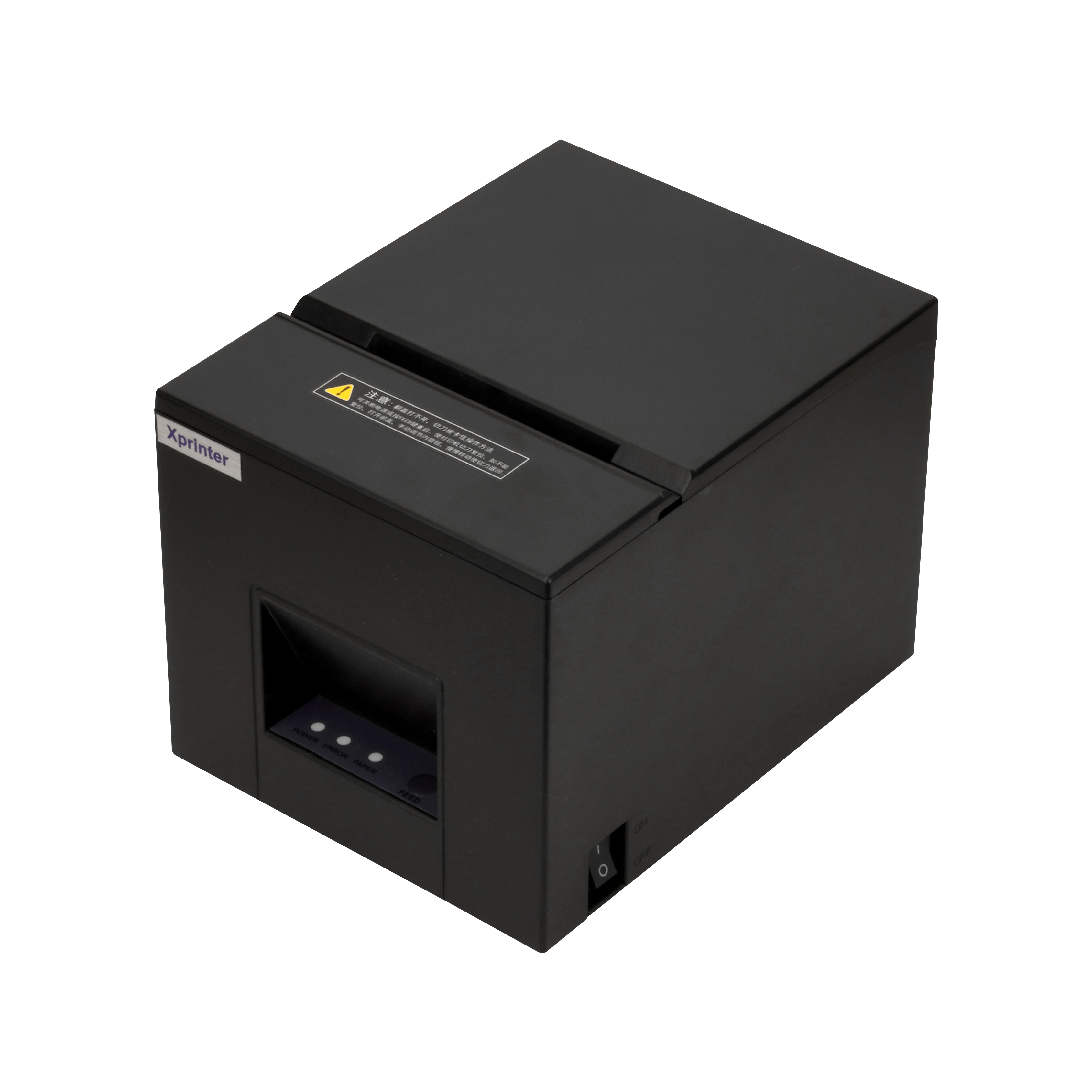 

Термопринтер для чеков 80 мм, прямая термопечать, для ресторанов, POS-систем, Bluetooth, с автообрезкой, USB, XP-T837L, синий цвет