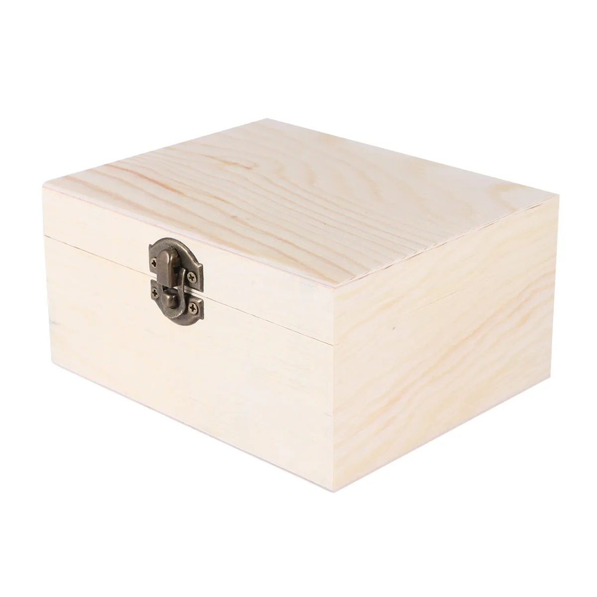 

1 шт. Деревянная шкатулка для украшений с росписью, премиум-класса, с двойным зеркалом, гладкой поверхностью, прочная, органайзер для украшений