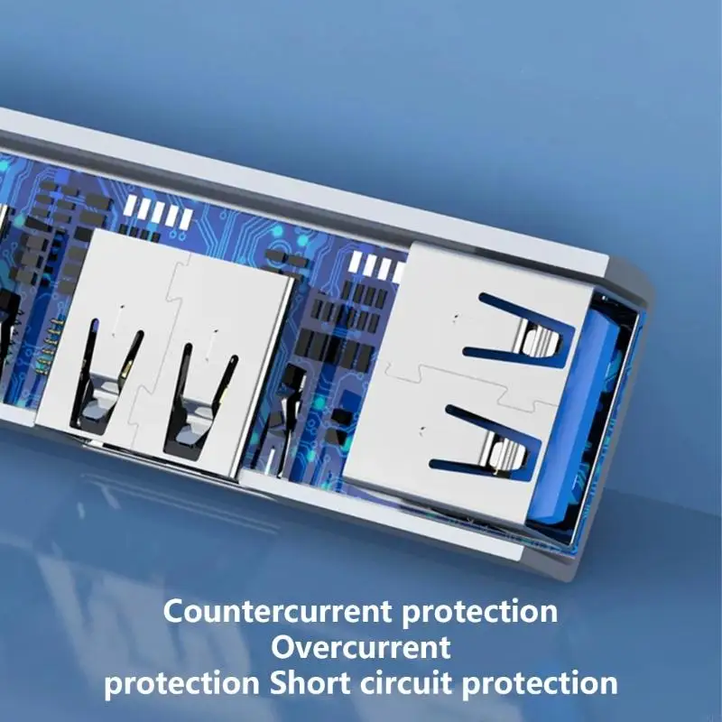 Многопортовый адаптер USB C 4XFC, 4-портовый ключ с высокой скоростью, 2 USB2.0, 1 USB3.0, поддержка OTG для ноутбуков