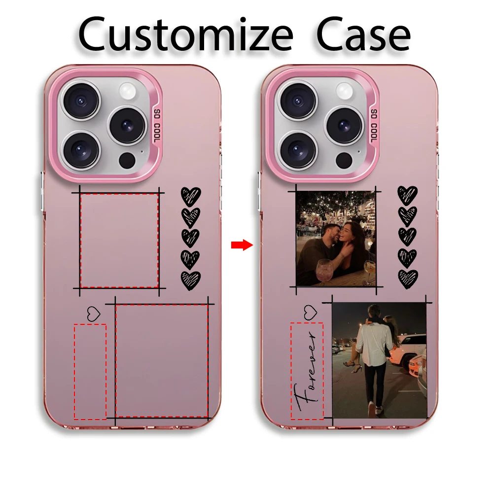 DIY Name Personalised Photos Customized Luxury IMD Cover For