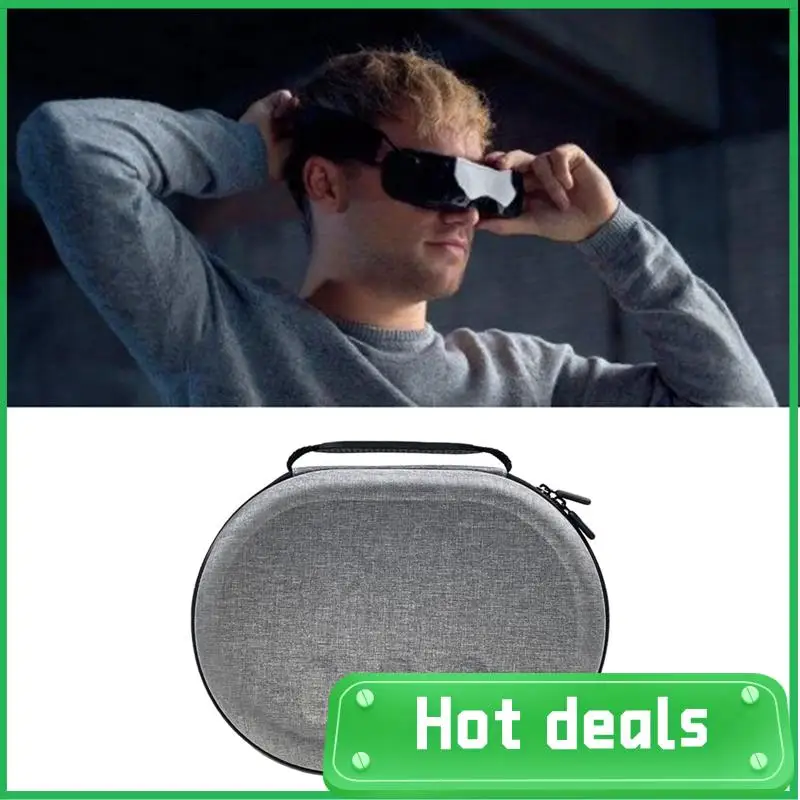 

Цельный гарнитур для очков Vr, ручной жесткий чехол с защитой из ЭВА, серый EVA для Oculus Quest 3