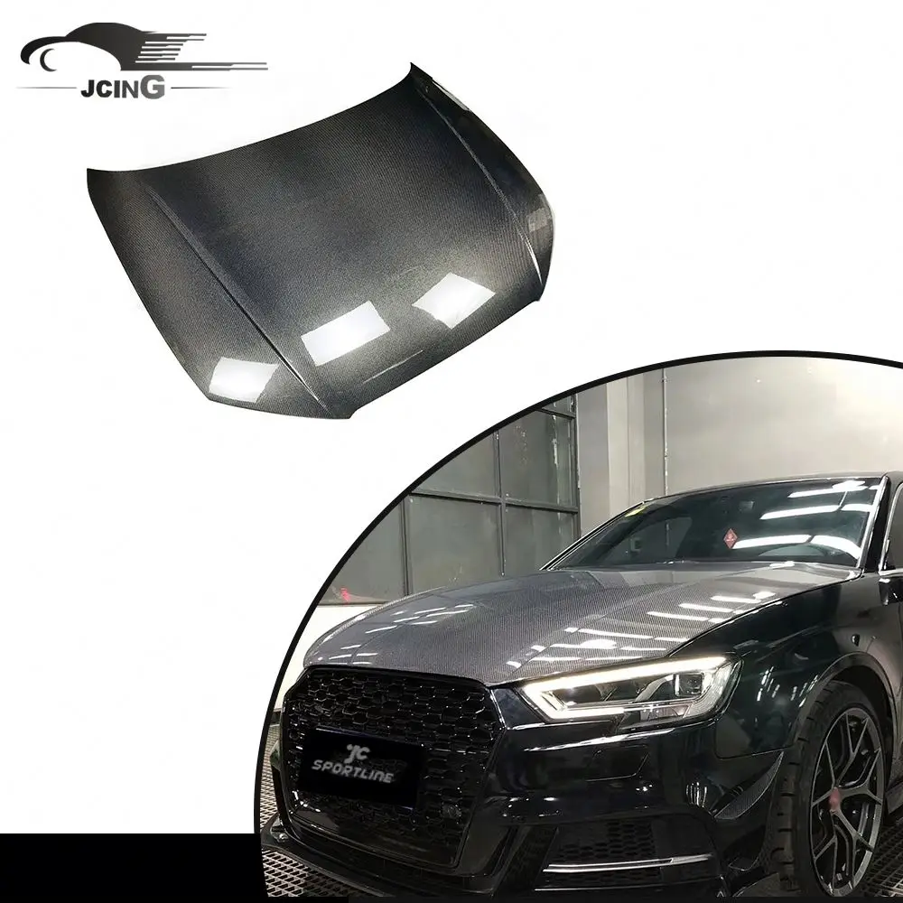 

Carbon Fiber Car Hood Bonnet for Audis A3 S3 2014-2016