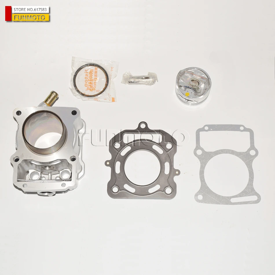

1Set Cylinder/Piston/Rings/Pin/Gaskets Suit 163ML EngineCG200/CG250 Zongshen water cooling/Shineray 200/250 water cooling