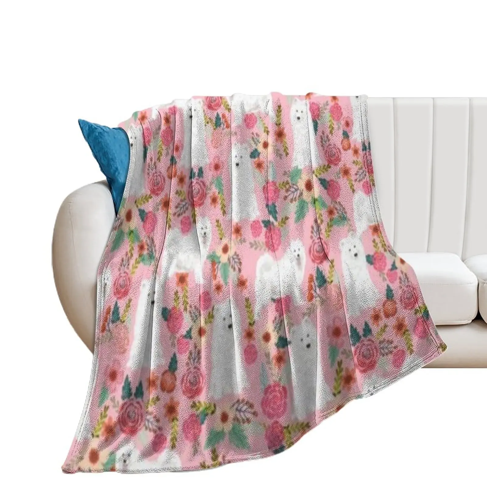 

SAMOYED Throw Blanket for babies Plaid on the sofa Blankets