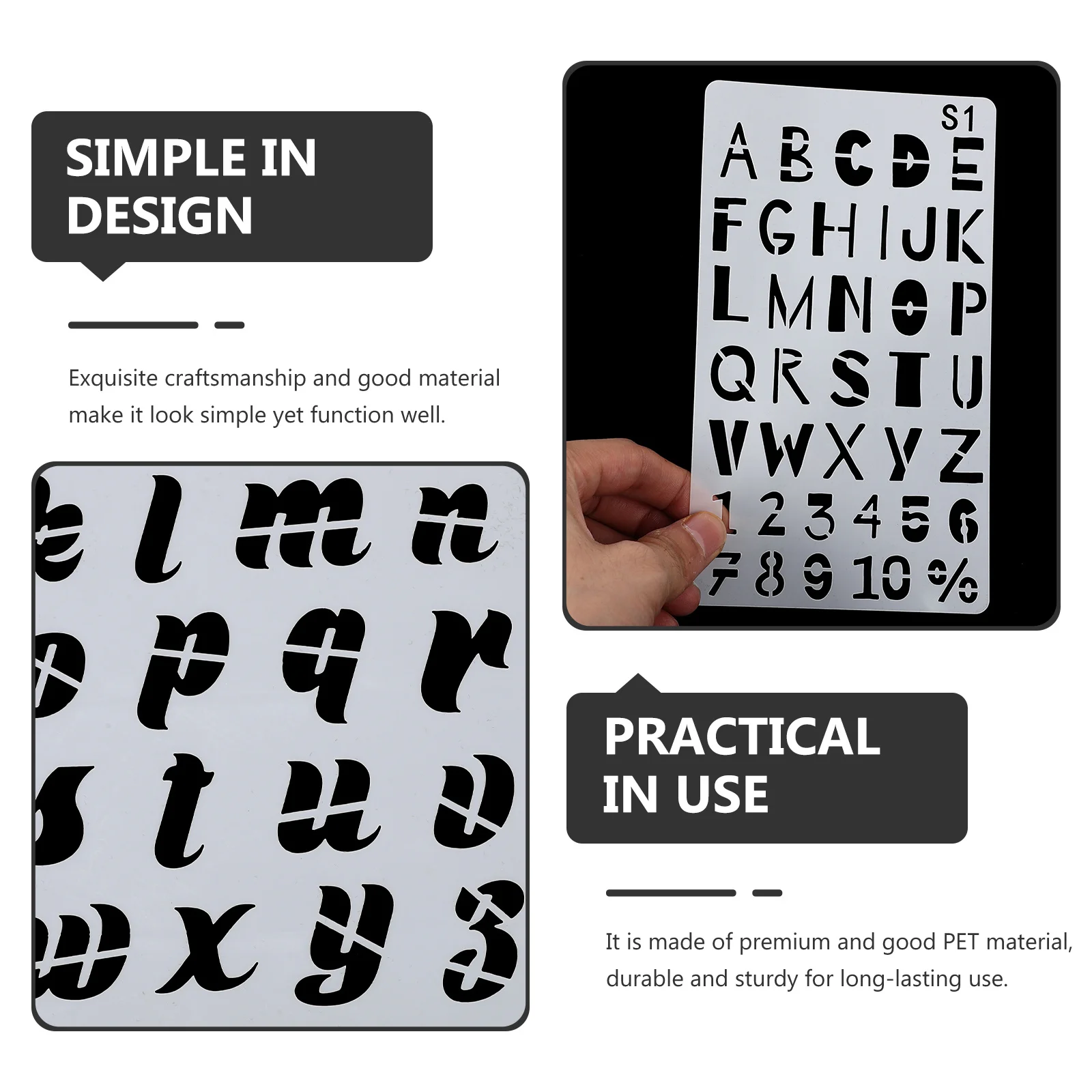 

Reusable Letter Stencil For Painting Alphabet Diy Drawing Templates Wall Art Creative Painting Tools English Letter Stencils