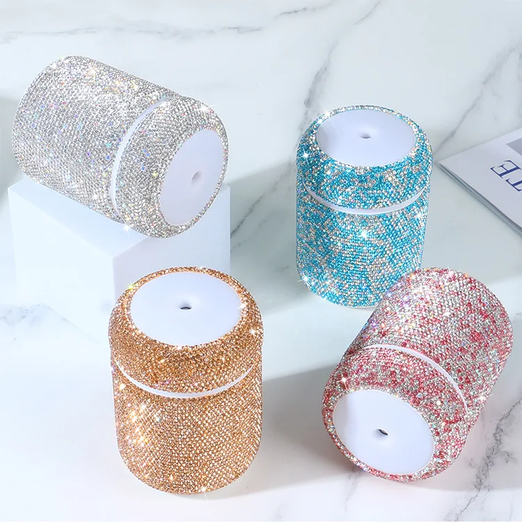 Luxury big rhinestone  perfume fragrance barber room car hotel KTV SPA USB rechargeable humidifier essential oil diffuser