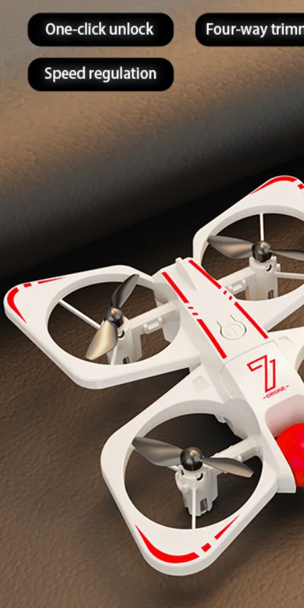 

CZ07 RC Drone 4K Camera Remote Control UFO APP Control Aerial Photography Aircraft 360 degree Rotation Colorful Light Helicopter