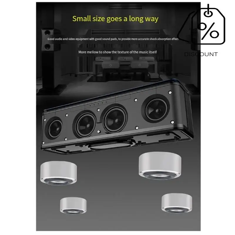 ABMF-поглотитель динамика, амортизатор, подставка для ног усилителя, подставка для динамика сабвуфера, подставка для сабвуфера, базовая подставка для проигрывателя, Hi-Fi аудио