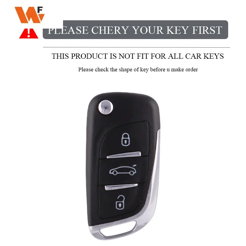 PTPU Car Flip Key Case Cover Shell Fob For Citroen C1 C2 C3 C4 C5 XSARA PICA For Peugeot 306 407 807 For DS DS3 DS4 DS5 DS6