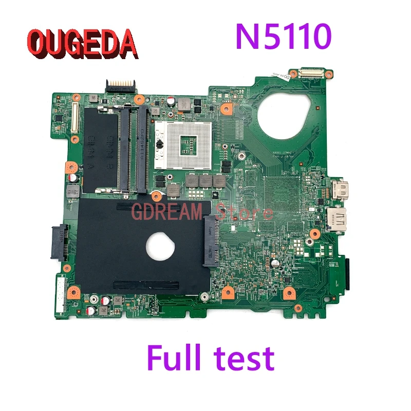 

OUGEDA CN-0VVN1W 0VVN1W For Dell Inspiron N5110 laptop motherboard HD GMA Main board DDR3 HM67 full test