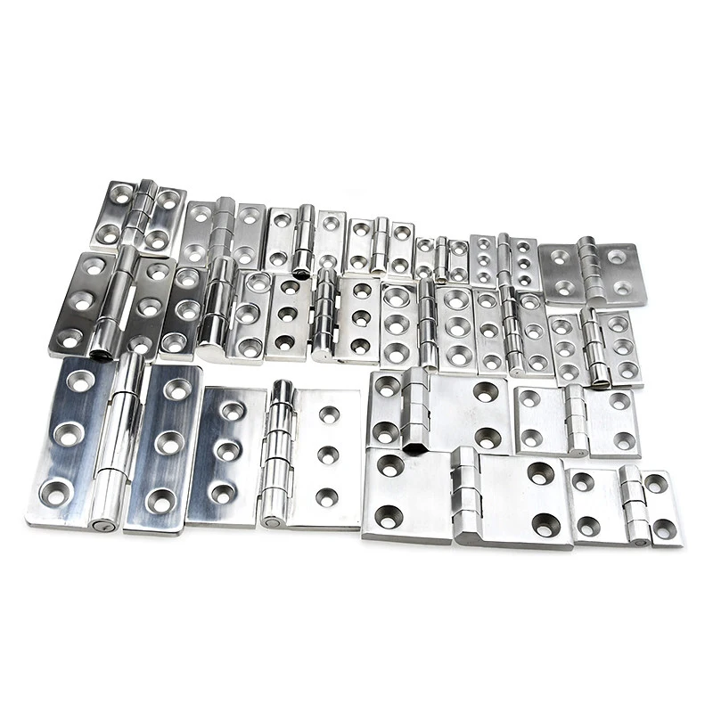 1Pcs 304 Stainless Steel Heavy-Duty Butt Hinges Cabinet Door Hinges Aluminium Box Backflap Shed Door Hinges Furniture Hardware