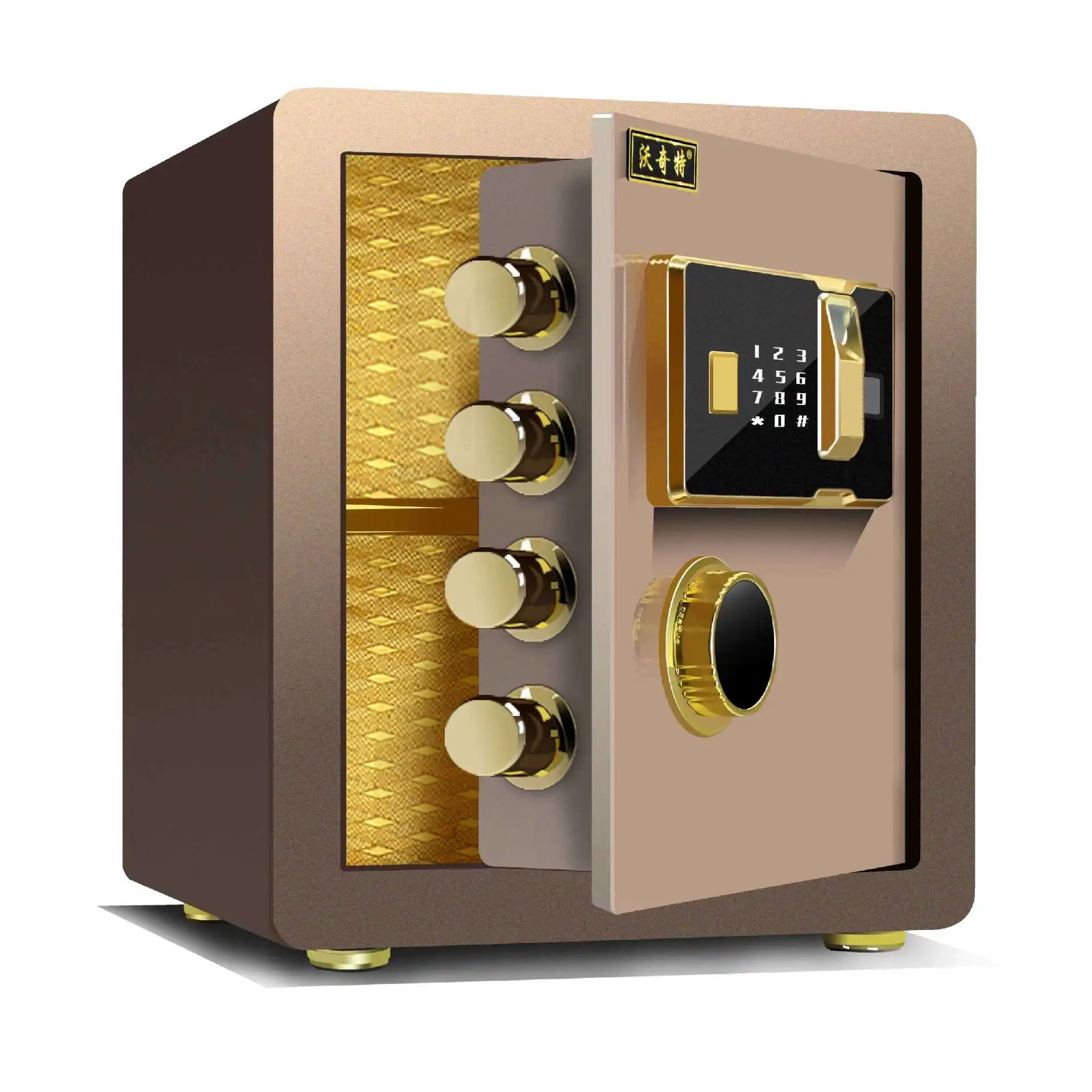 2025 new safe household small anti-theft office machinery safe into the wall alarm mini password box steel