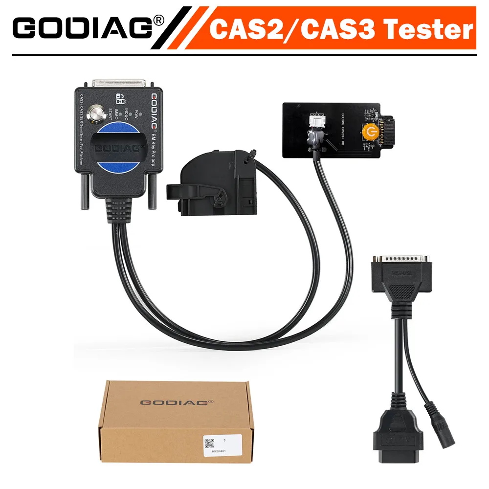 GODIAG for BMW CAS2 CAS3 SER Semi Smart Test Platform Detect CAS & Key Synchronization Solder-free Matching CAS Data Read, Write