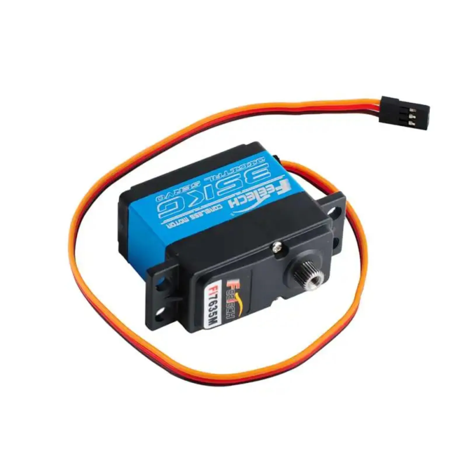 Feetech Fi7635M محرك معزز رقمي 35 كجم 180 درجة معدات معدنية من الألومنيوم لطائرات روبوت السيارة الذكية Arduino