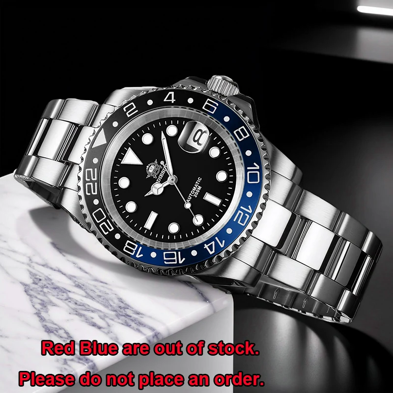 

ADDIESDIVE AD2503 Luxury Men Automatic Watch 8215 Movement Sapphire Glass Diving Watches 200M Waterproof Mechanical reloj hombre