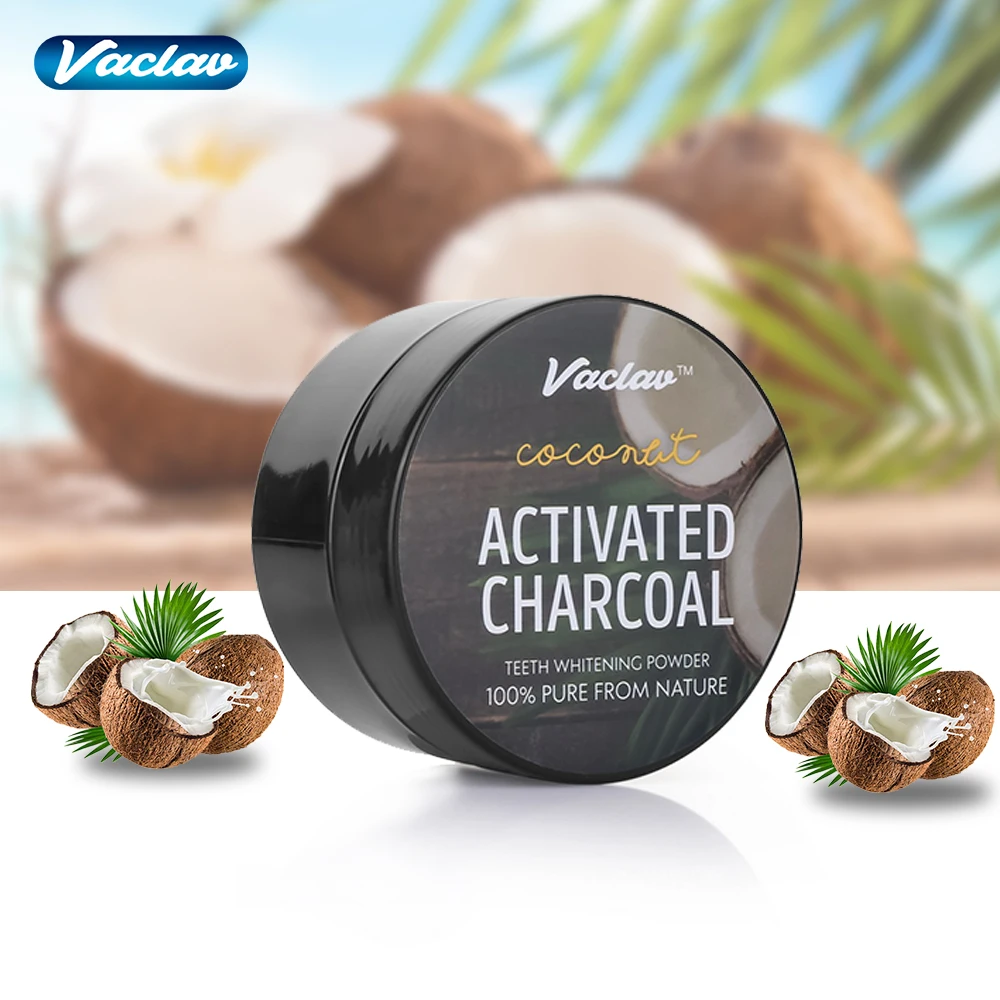 

Activated Charcoal Teeth Whitening Powder with Bamboo Toothbrush 30g Natural Coconut Charcoal Effective Teeth Stain Remover