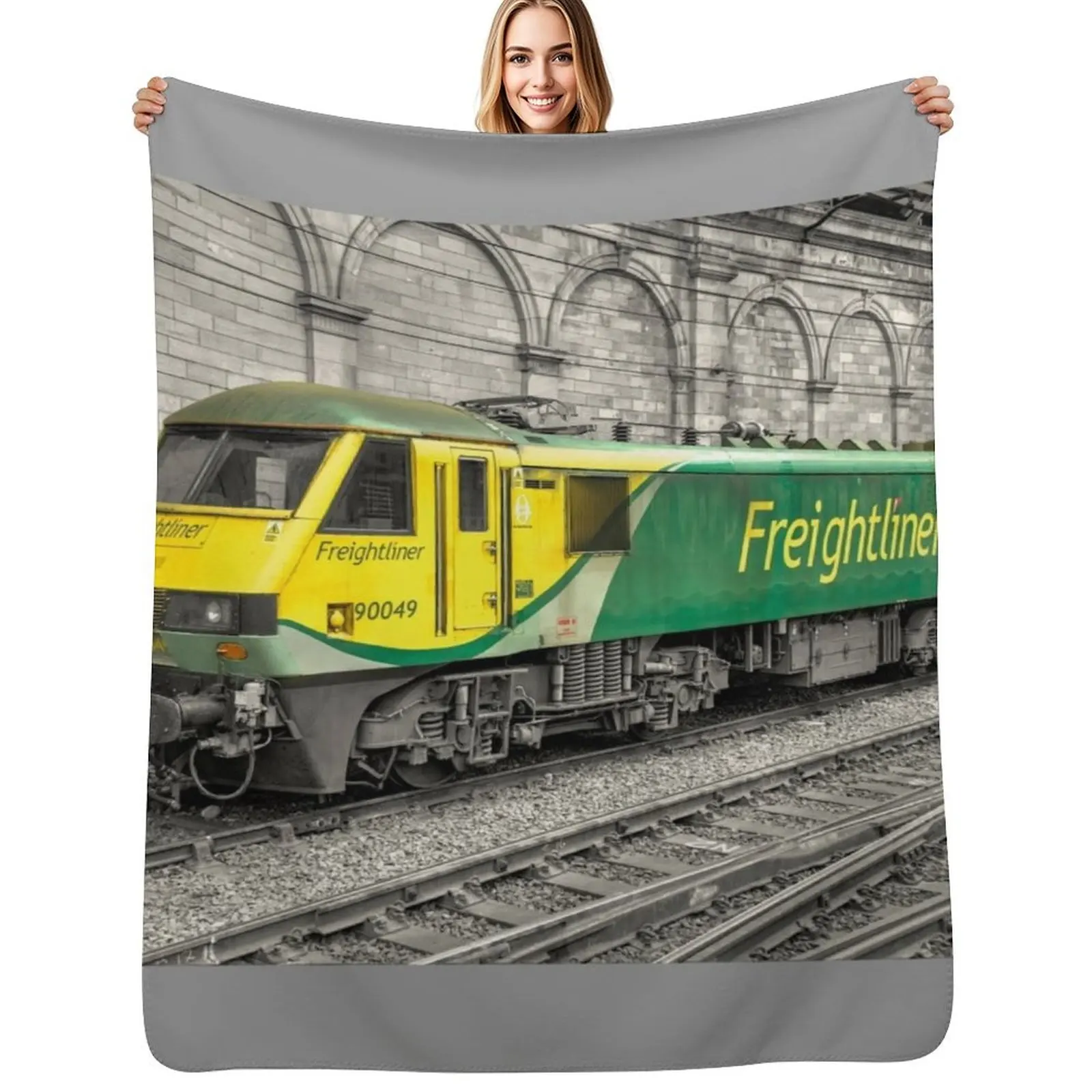 

Freightliner 90 Throw Blanket Travel Custom Single for sofa Blankets