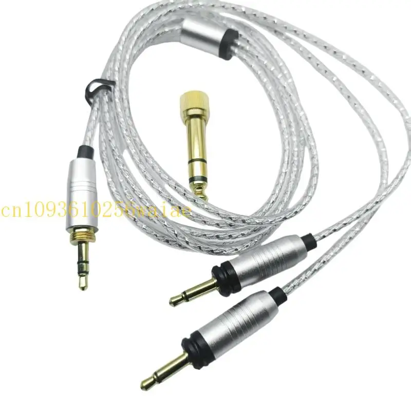 652F Headphone Upgraded Cable Oxygen Proof Copper Cores Flexible PVC Construction Studio Grade Sound Quality