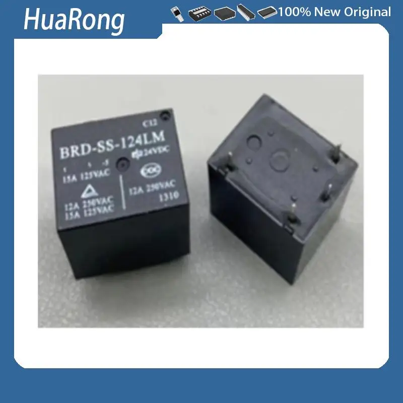 10Pcs/Lot  BRD-SS-124LM  24VDC   4pin