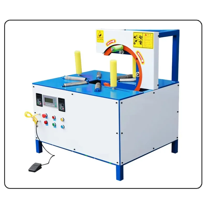 

Paper Pipe Wrapping Machine Cable Coil Steel Wire Packaging Pack Bagging Machine