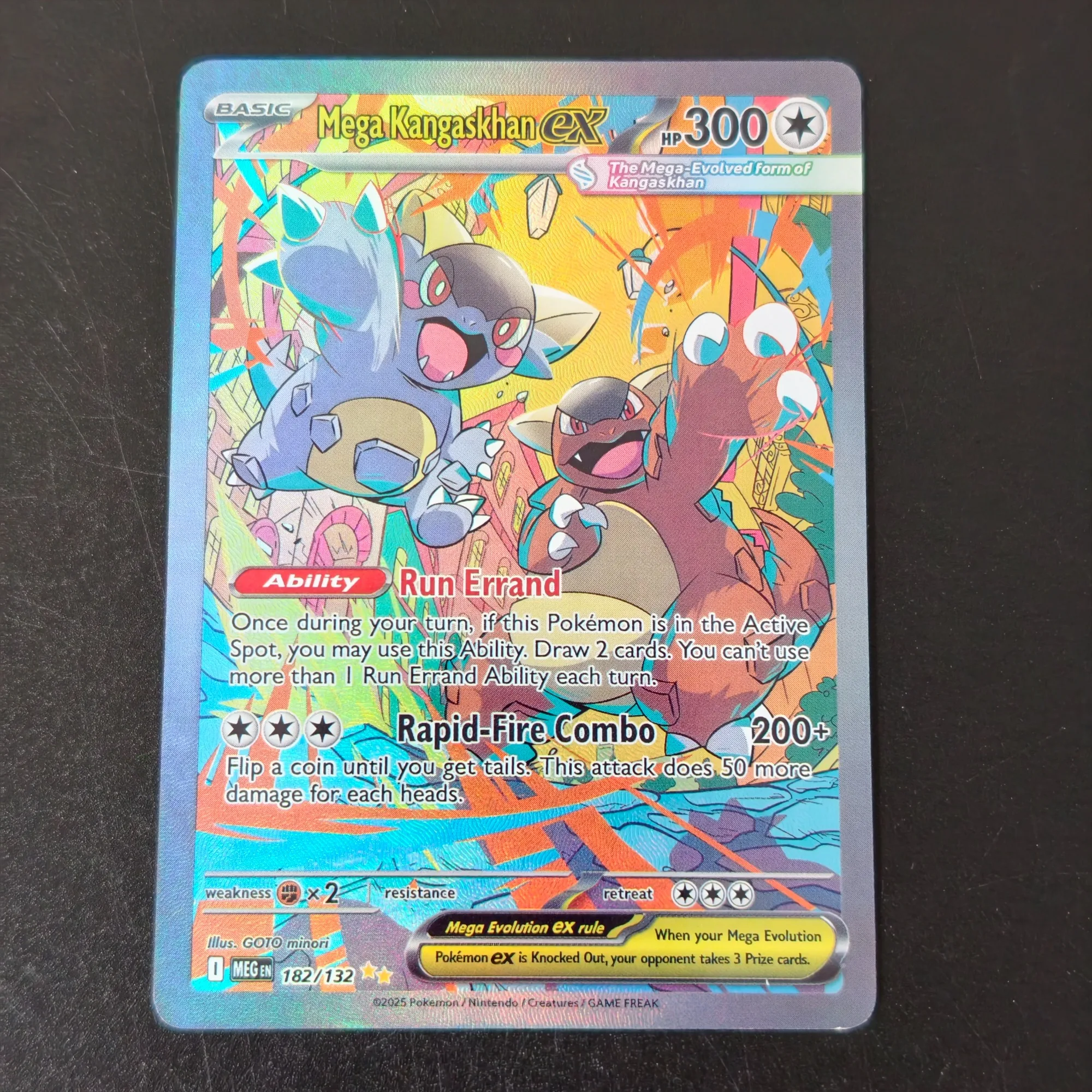 Proxy TCG Pokemon Mega Evolution ex SAR Full Art Holo Cards Mega Venusaur Gardevoir Lucario Kangaskhan Anime Collection Cards view 2