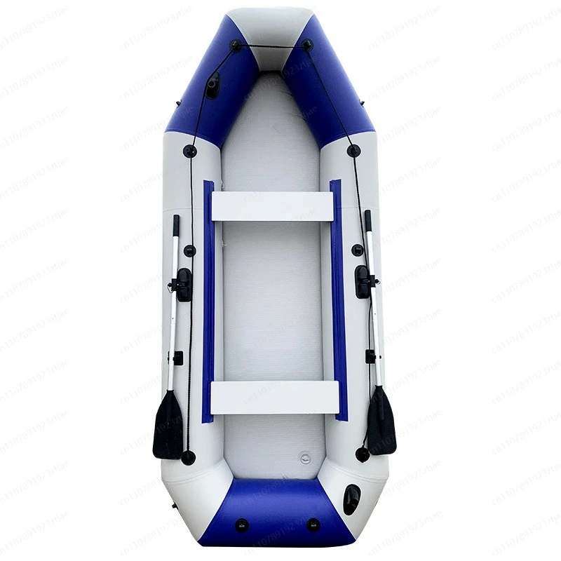 Heavy Duty 3-Person Inflatable Raft with Hard Bottom - for Fishing, Whitewater & Camping Adventure