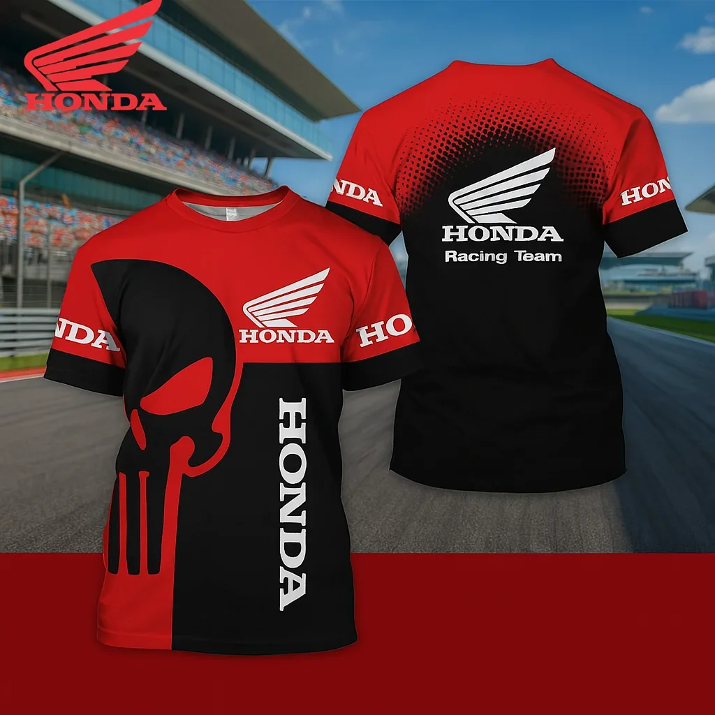 

2026 New Honda T-shirt Men's Summer Comfortable Sweat-absorbent Quick-drying Sports Running Tops