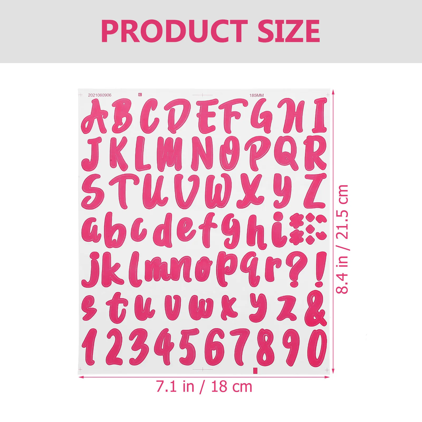 5Sheets Name Letter Stickers Self Adhesive Vinyl Decals Removable for Mailbox Door Bottle Laptop Craft Scrapbook