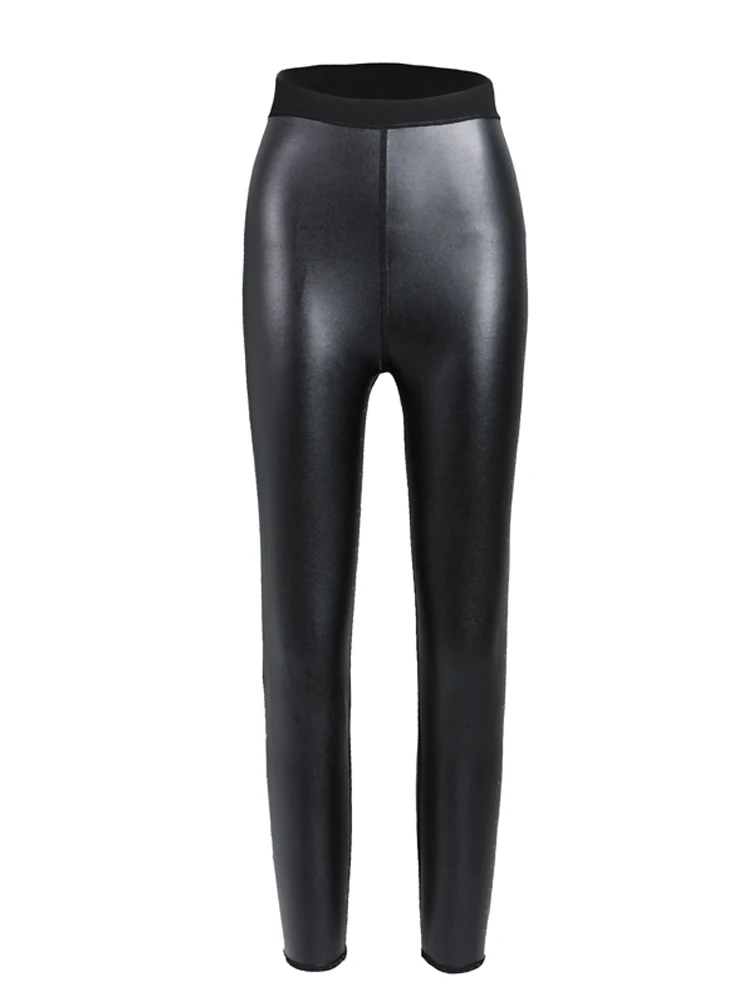 Cool woman Faux Leather Shapewear Panties Butt Lifter Shaper leggings Sexy Body Shaper Push Up Pants Stretchy Pleather Pants