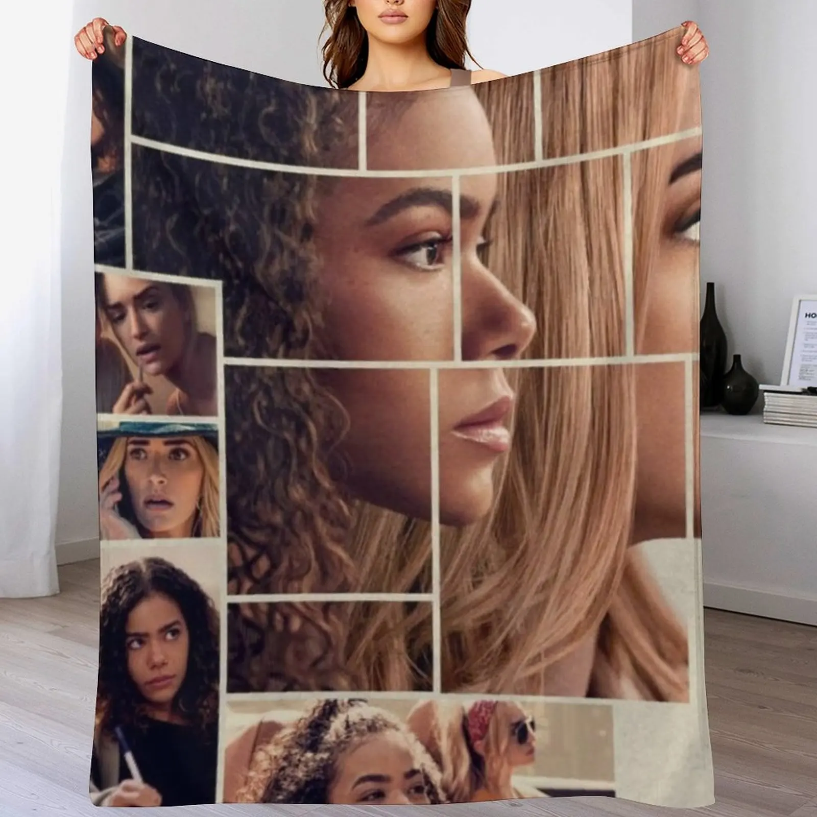 

Ginny & Georgia Throw Blanket Summer Beddings Plaid on the sofa Beach Blankets For Bed Blankets