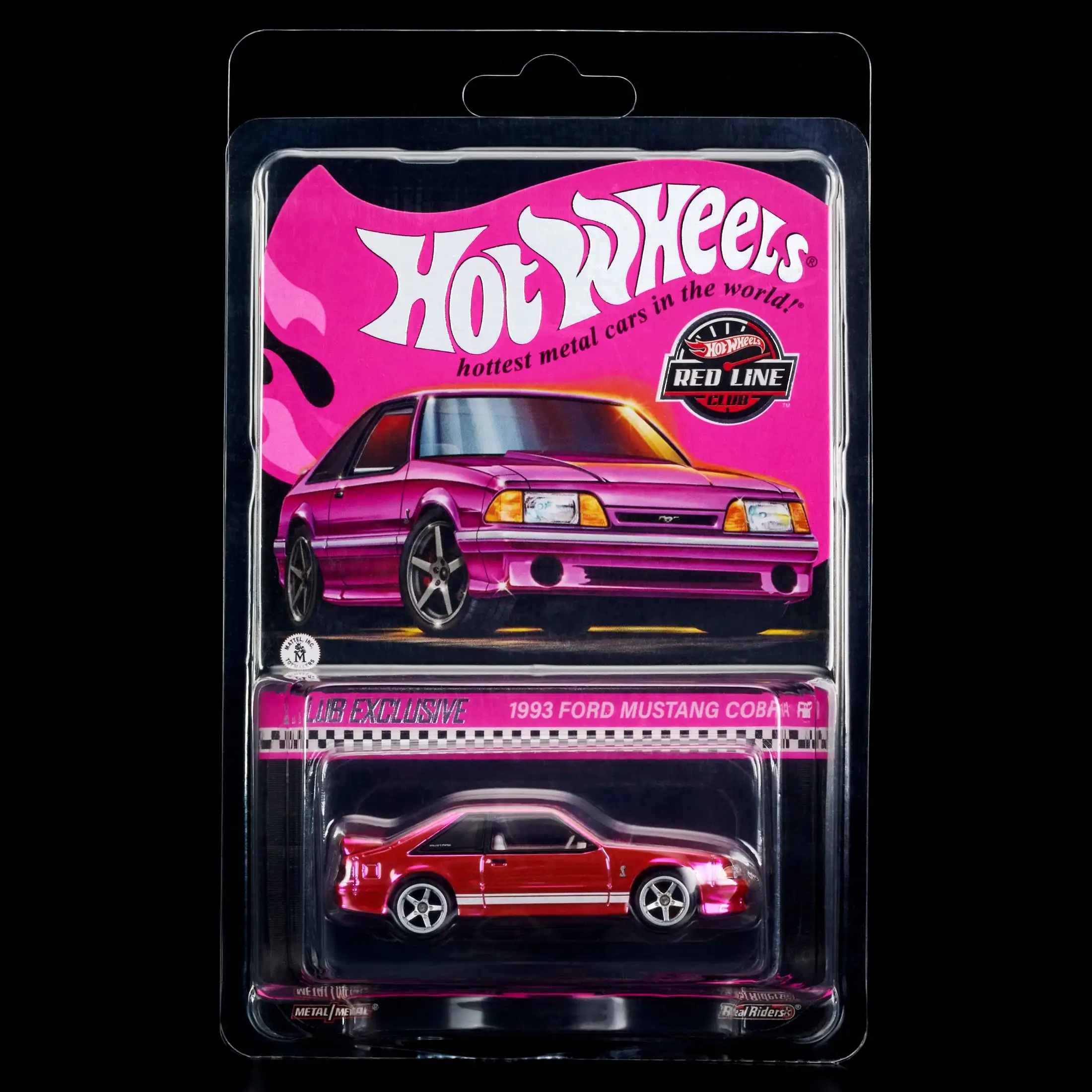 

2024 Hot Wheels RLC Pink Edition 1993 Ford Mustang Cobra R Limited Edition 1/64 Die-cast Model Cars