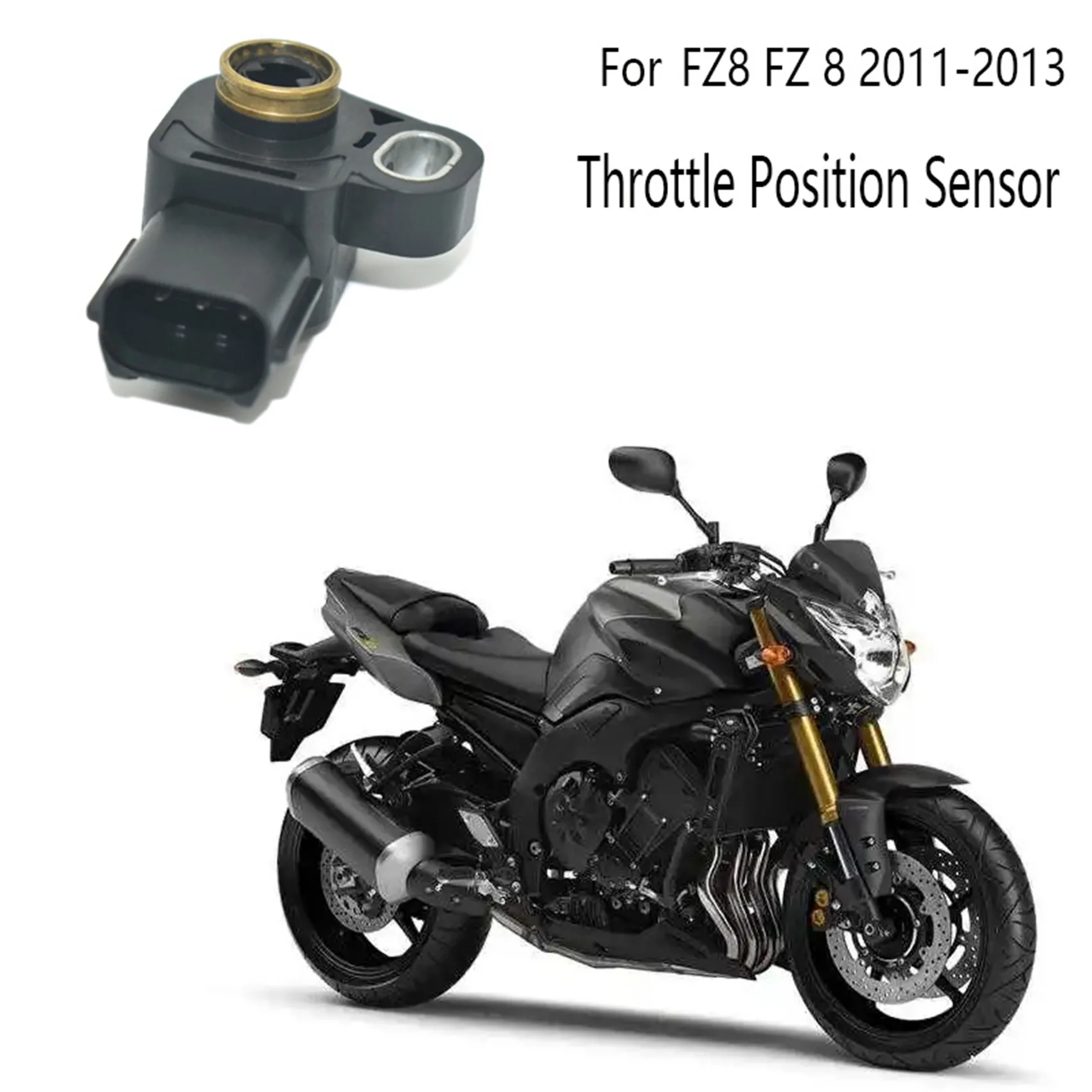 Throttle Position Sensor Black Plastic Easy To Install For Yamaha FZ8 FZ 8 2011-2013 5P0-H5885-00