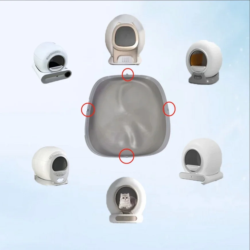 

New accessories Repair and replace the bottom pad Automatic cat toilet Self-cleaning trash can
