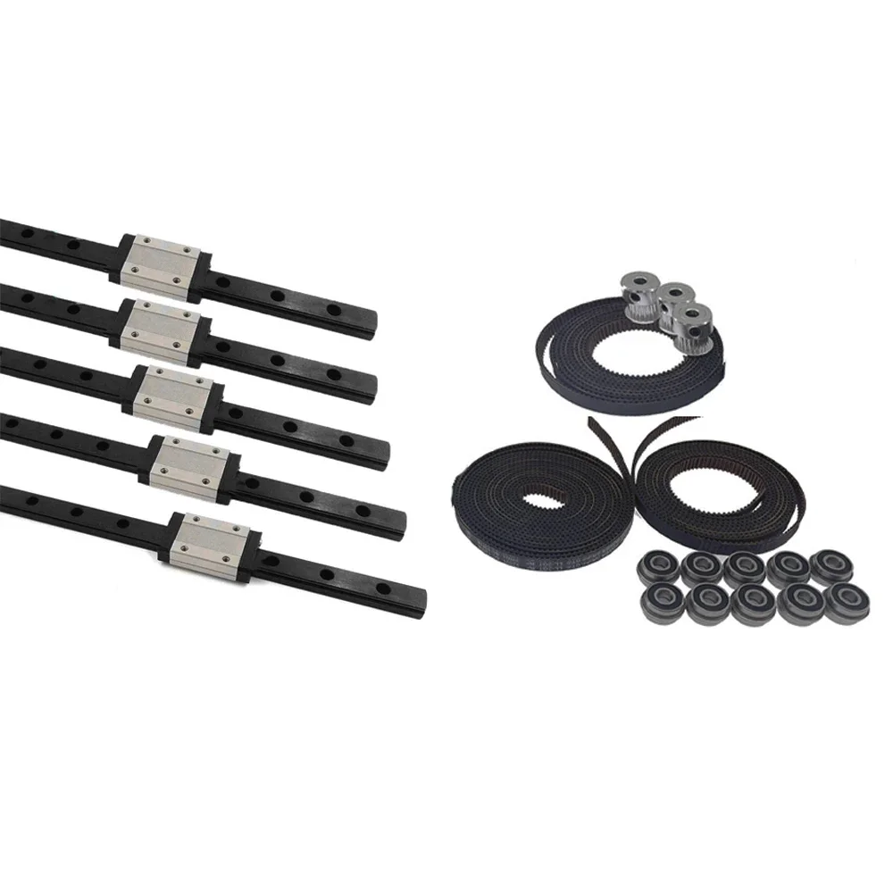 Switchwire Motion Parts Set GT2 LL-2GT RF Open Belt 5PCS/4PCS MGN12H For VORON Switchwire Parts Modifaying ENDER3