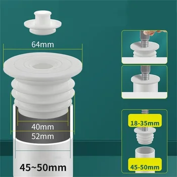 ביוב אנטי-ריח רצפת ניקוז צינור מכונת כביסה איטום סיליקון טבעת איטום טבעת 35-75 מ 