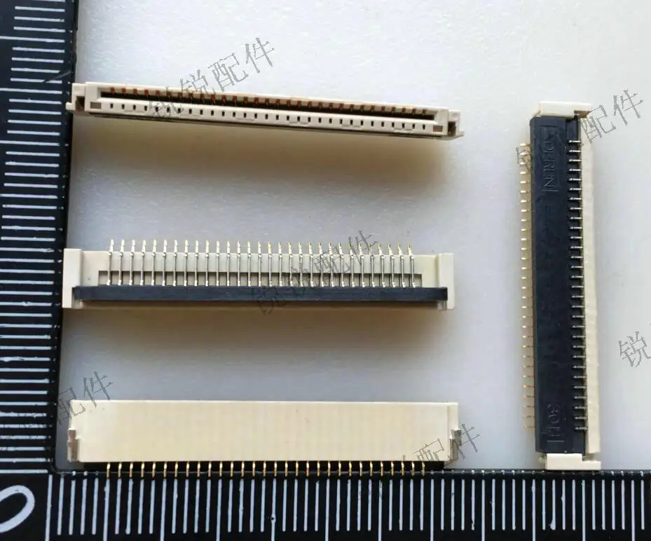 Fro 1.0MM Flip Type 30P Gold Plated FFC FPC Connector 30 Pins, Rear Flip, Flexible Cable, Socket