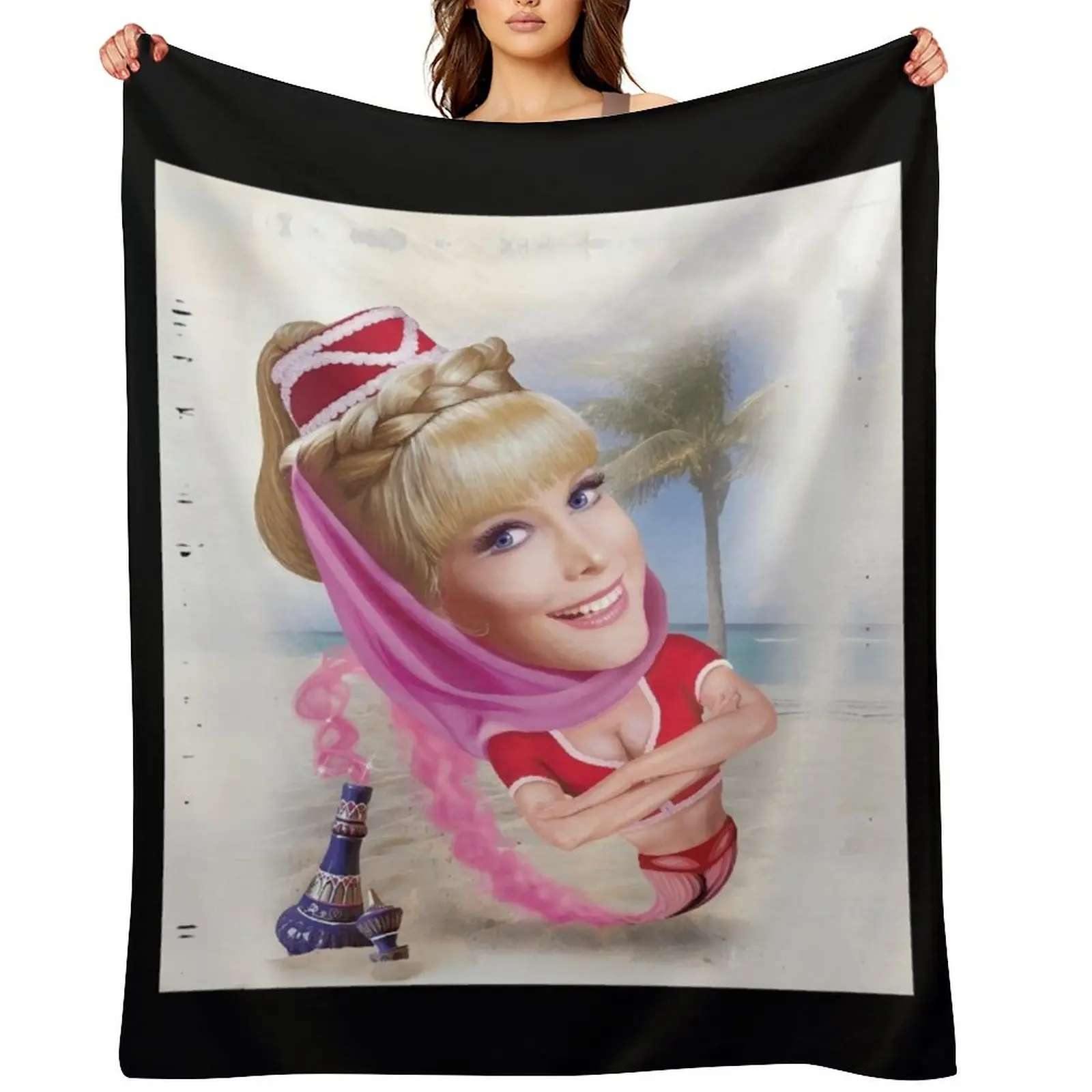 

I dream of Jeannie 2\t Throw Blanket christmas gifts Soft Big Soft Plush Plaid Quilt Blankets