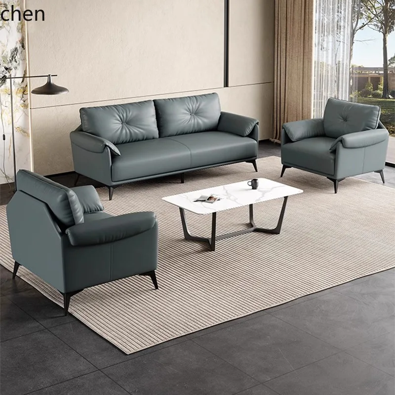 ZML Sofa Reception Room Sofa Coffee Table Set Office Reception Area Conference Room Sofa