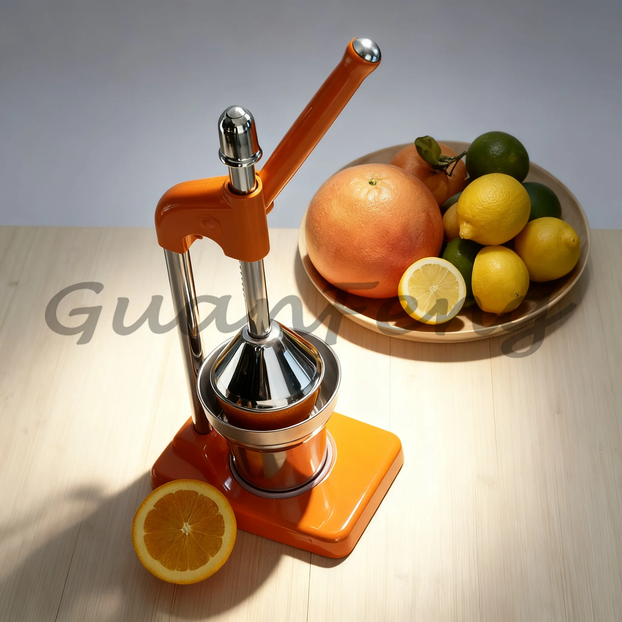 Manual Citrus Juicer, Multifunctional Fruit Vegetable Squeezer for Orange Lemon Pomegranate Juice Extraction