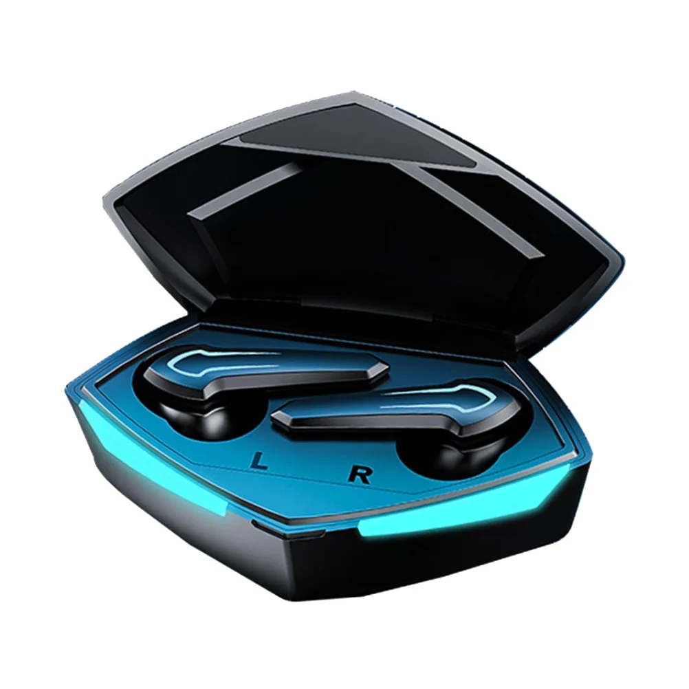 مجموعة واحدة من سماعات الأذن اللاسلكية باللون الأسود الممتاز لتقليل الضوضاء للرياضة في الهواء الطلق للاستخدام الداخلي ستيريو محمول #1